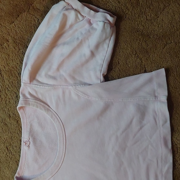 Aerie Pink Puff Sleeve Crop Top - Picture 2 of 6